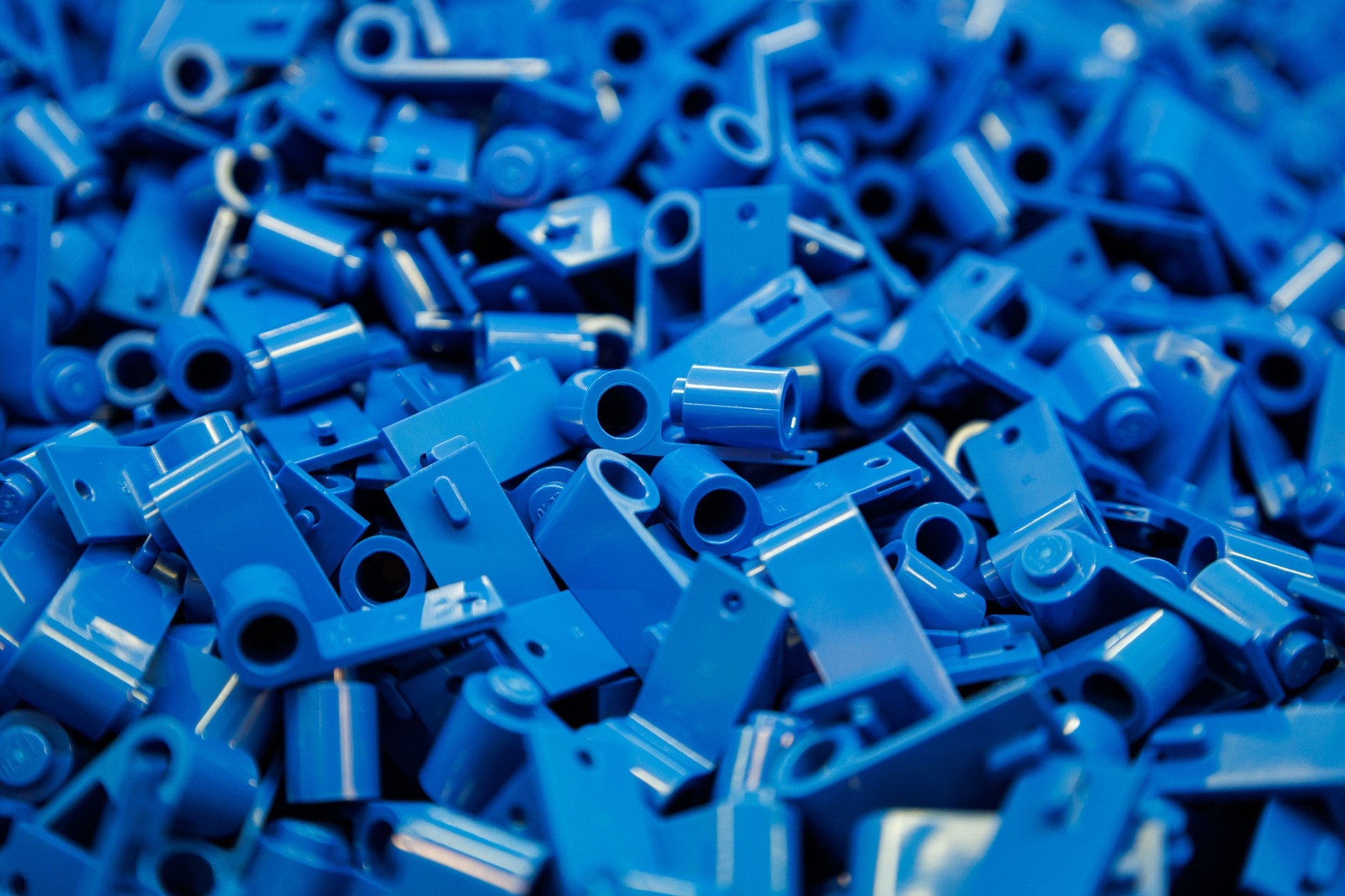 Blue toy parts Background
