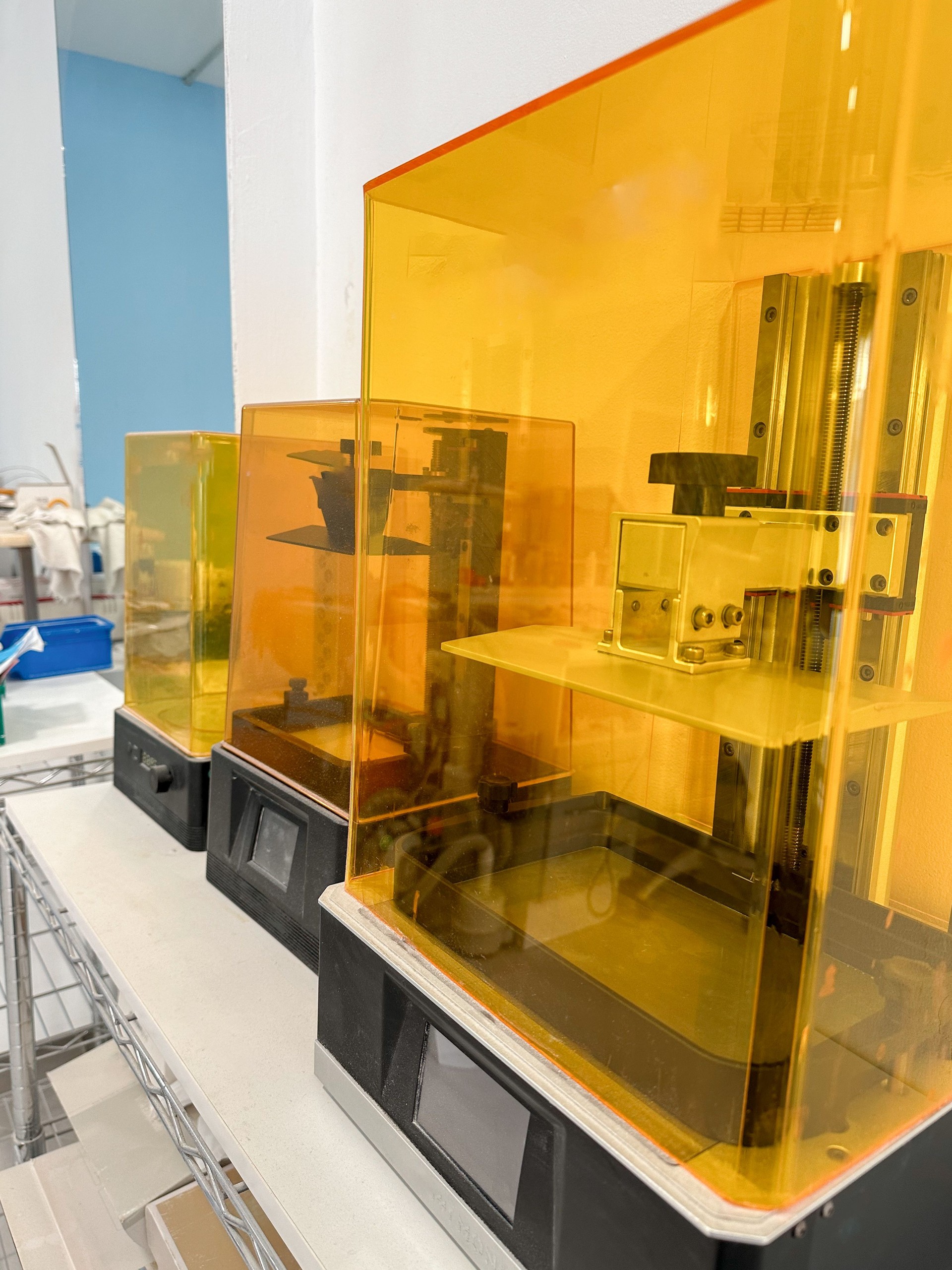 3d printer in dental clinic laboratory